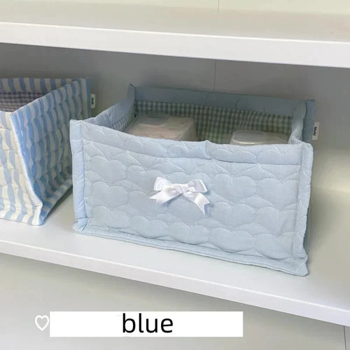 panier de rangement carré mignon pour décoration maison - vue 9 sur 13