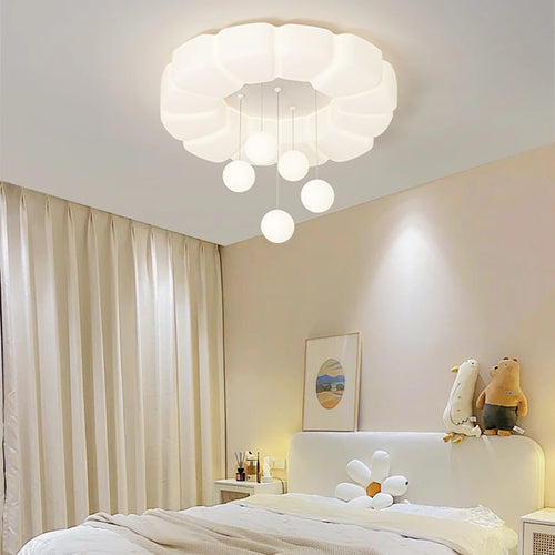 lustre suspendu créatif à bulles led pour enfants maternelle - vue 4 sur 13