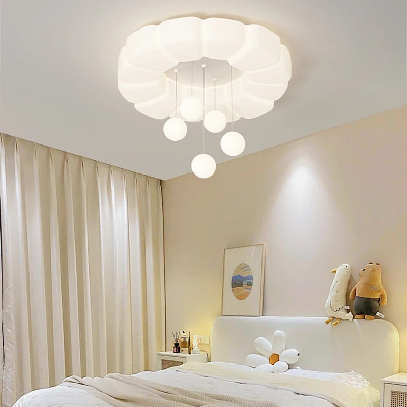 lustre suspendu créatif à bulles led pour enfants maternelle - vue 3 sur 13