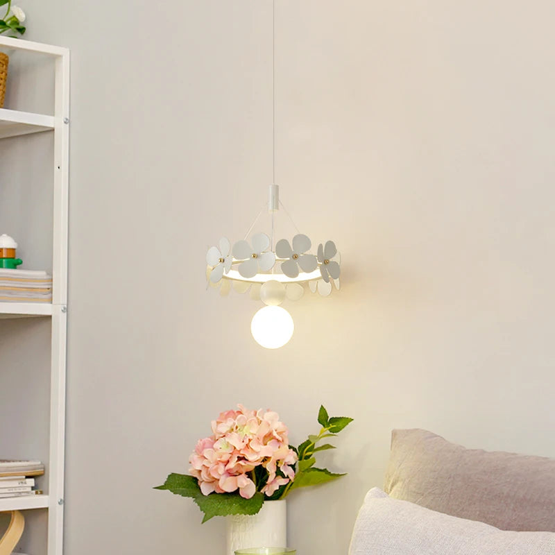 suspension minimalistes fleur créative ins moderne - vue 3 sur 10