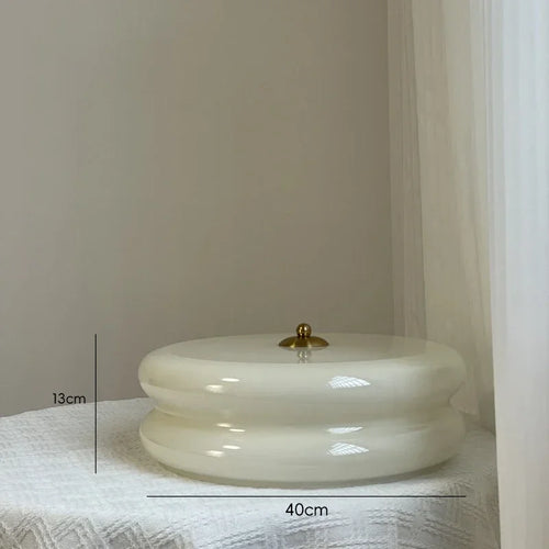 plafonnier en verre design pour un éclairage moderne élégant - vue 9 sur 10