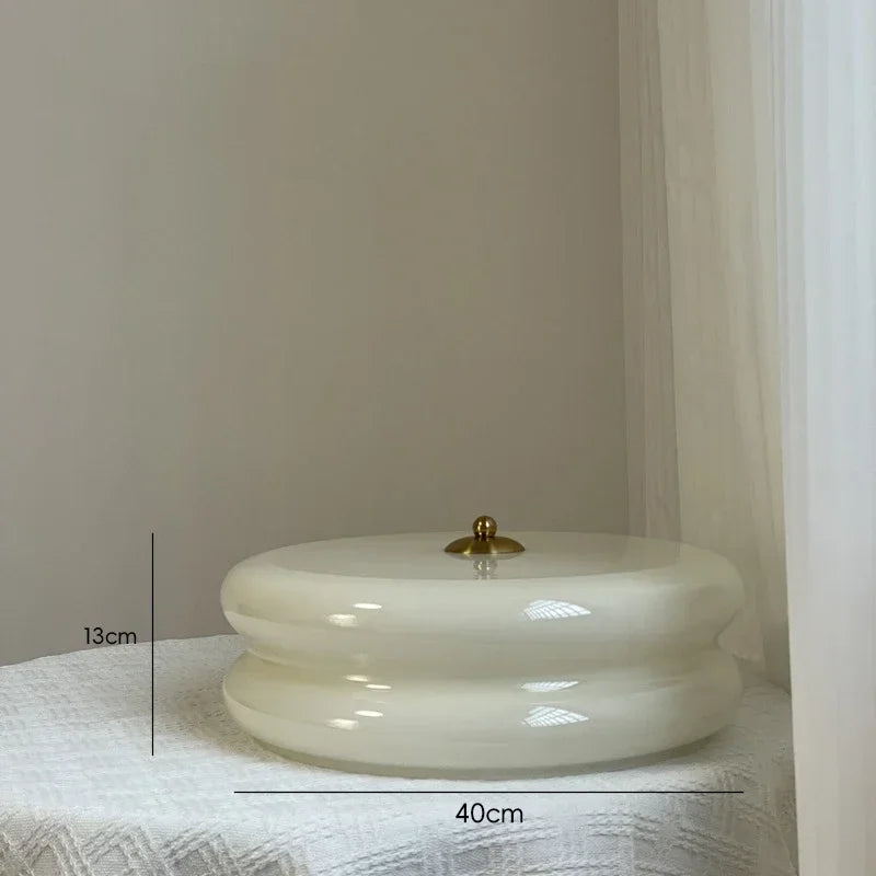 plafonnier en verre design pour un éclairage moderne élégant - vue 8 sur 10