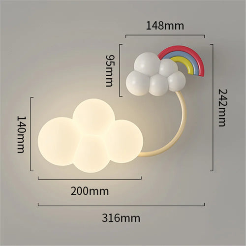 applique murale led avion pour enfants décorative et ludique - vue 11 sur 12