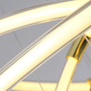 lustre à LED design avec détection de geste pour intérieur