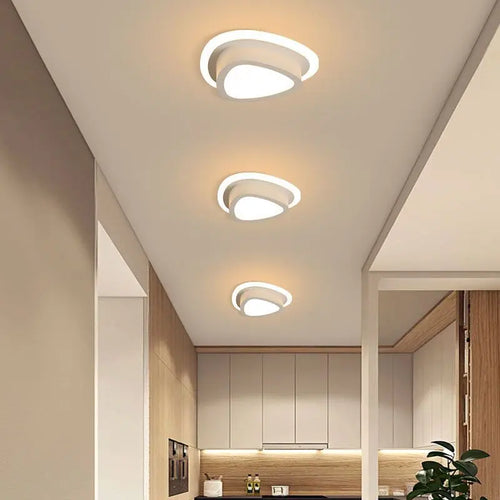 Plafonnier moderne à leds pour intérieur décoration maison - vue 2 sur 12