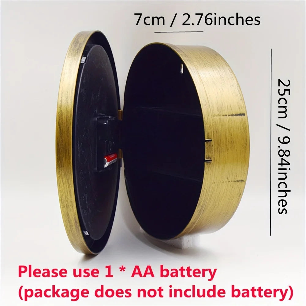 horloge murale rétro personnalisée avec rangement pour bijoux multifunctionnelle - vue 6 sur 8