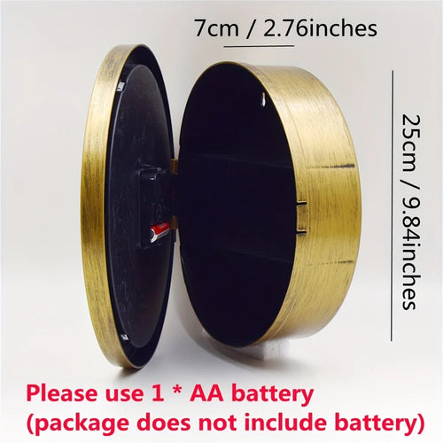 horloge murale rétro personnalisée avec rangement pour bijoux multifunctionnelle - vue 7 sur 8
