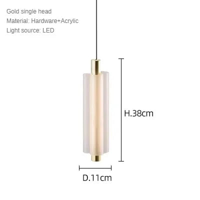 suspension en acrylique design pour éclairage moderne et élégant - vue 12 sur 12