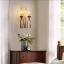 applique murale vintage en bois massif style américain et français