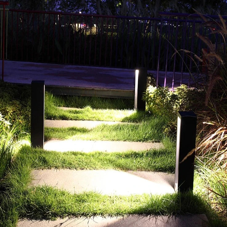 lampadaire led étanche pour éclairage extérieur de jardin - vue 4 sur 10