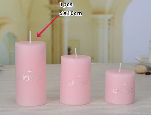 bougies piliers parfumées décoratives sans fumée en plusieurs tailles et couleurs - vue 14 sur 29