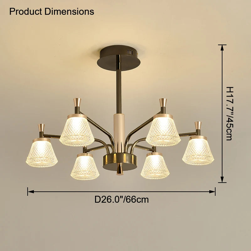 lustre moderne pour éclairage décoratif intérieur nordique