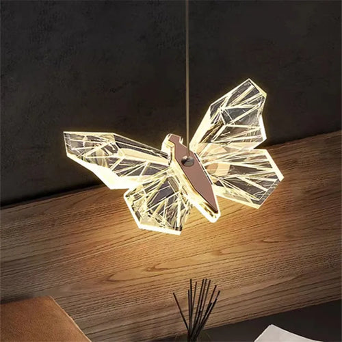 suspension en cristal nordique avec éclairage moderne décoratif - vue 4 sur 18
