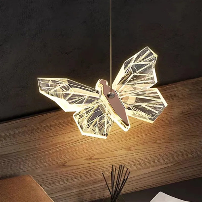 suspension en cristal nordique avec éclairage moderne décoratif - vue 3 sur 18