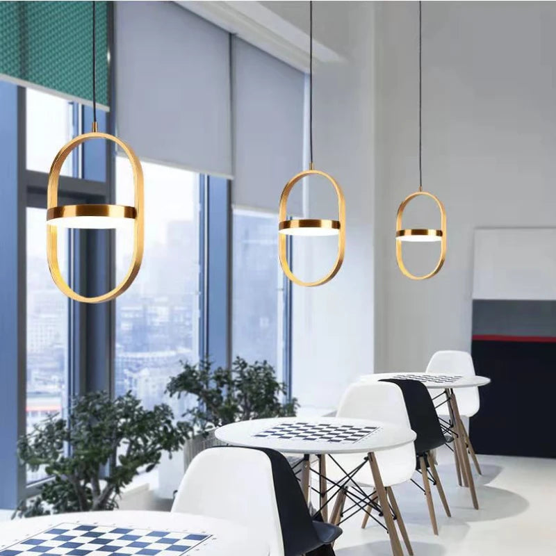 Plafonnier led rotatif au design moderne - vue 6 sur 10
