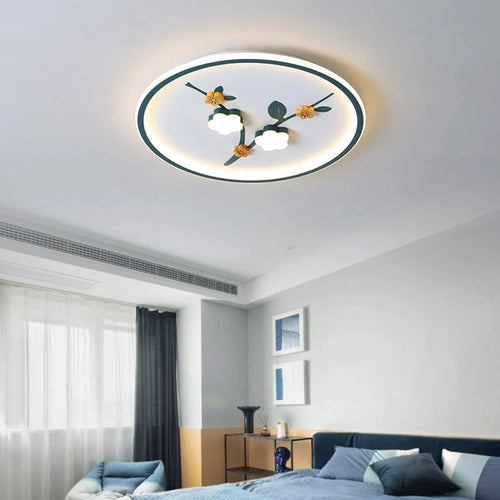 plafonnier led design floral pour décoration moderne de plafond - vue 2 sur 12