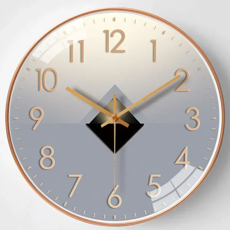horloge murale silencieuse à piles design moderne pour tous les espaces - vue 9 sur 16