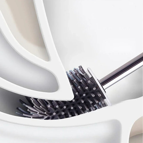 brosse de toilette à long manche poils souples sans impasse - vue 4 sur 16