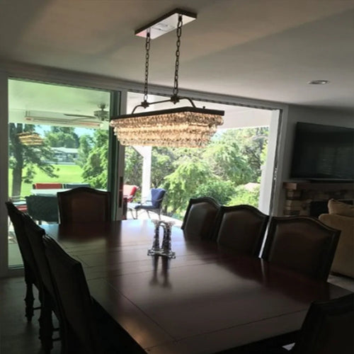 suspension larme en cristal rétro à LED pour décoration intérieure - vue 5 sur 5