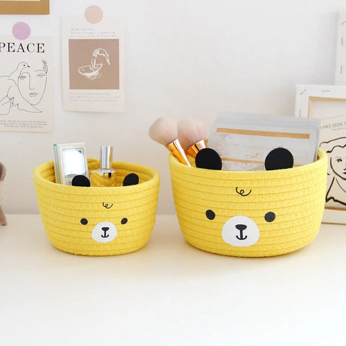 paniers de rangement en rotin tissé pour organiser votre maison - vue 4 sur 13