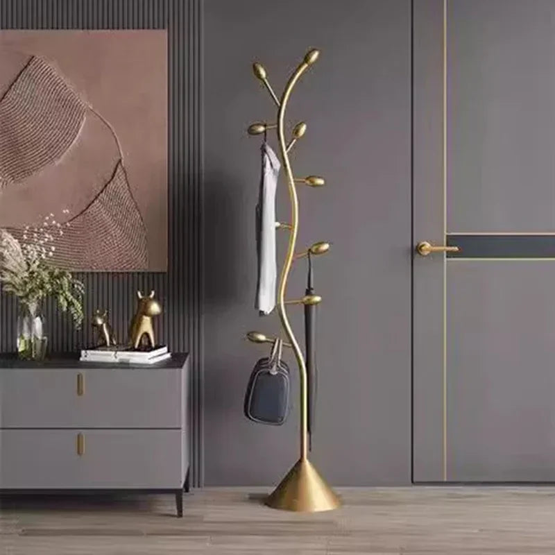 etagère moderne pour vêtements au style industriel élégant - vue 4 sur 10