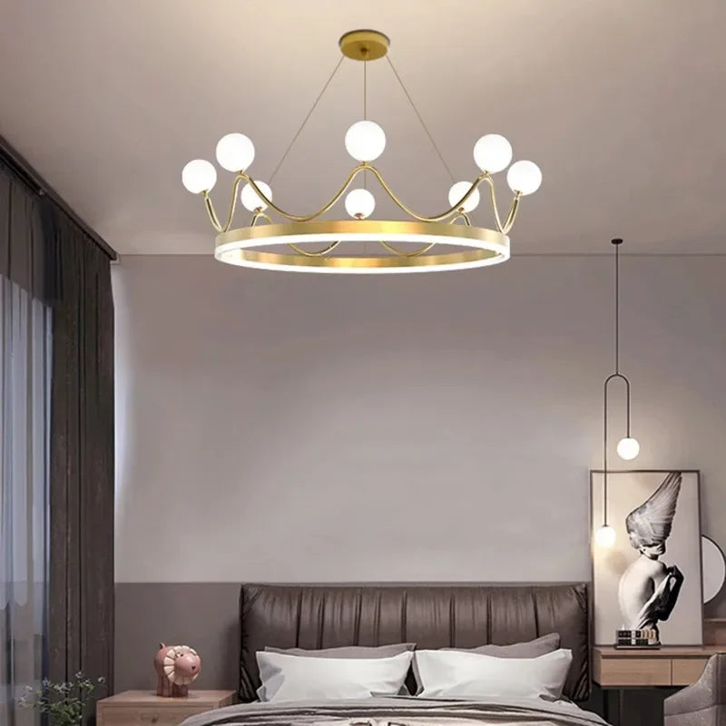 lustre moderne à led design pour intérieur élégant - vue 5 sur 8