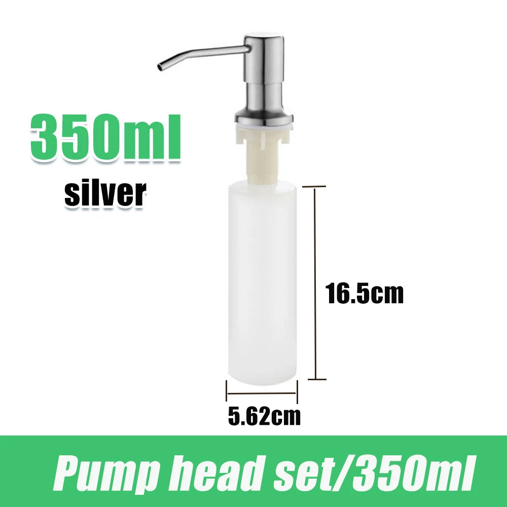 tube dextension distributeur savon acier inoxydable pompe pression 350 500 ml - vue 11 sur 19