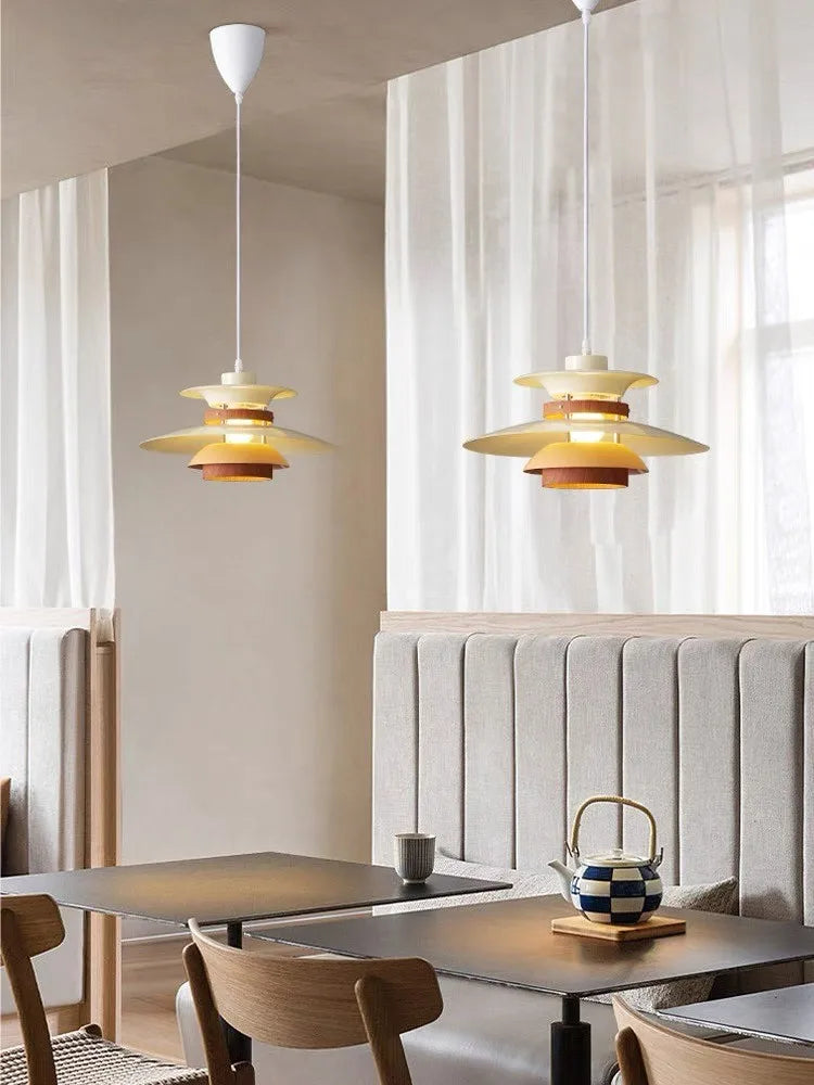 lustre design nordique créatif style japonais pour bar et salon - vue 6 sur 26