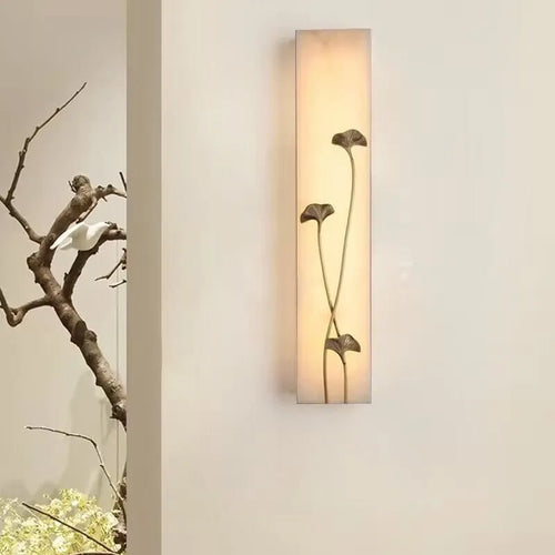 applique murale vintage en marbre à led pour extérieur jardin et cour - vue 2 sur 15