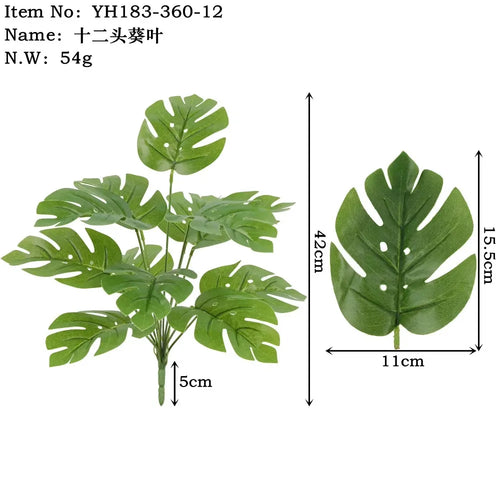 plantes artificielles palmier tropical pour décoration intérieure et extérieure - vue 19 sur 18