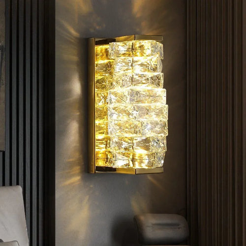 applique murale en cristal moderne lampe à led pour intérieur - vue 2 sur 18