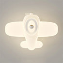 applique murale led en forme d'avion ou d'étoile pour enfants
