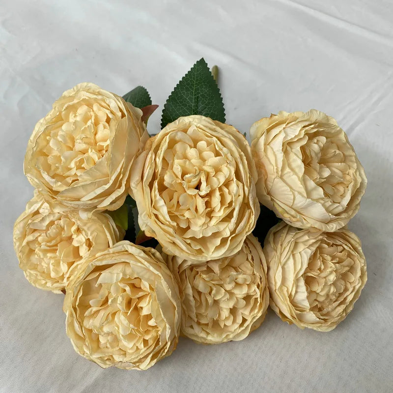bouquet de roses artificielles décoratif pour mariage et événements - vue 12 sur 16
