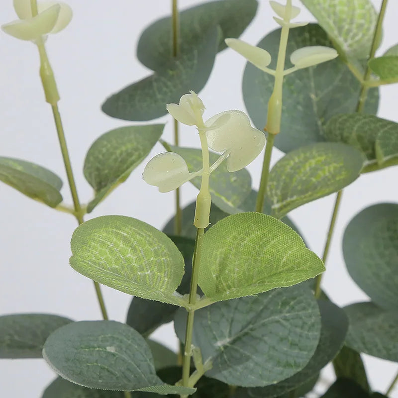 décoration de table branches d eucalyptus plantes artificielles pour mariage - vue 4 sur 7