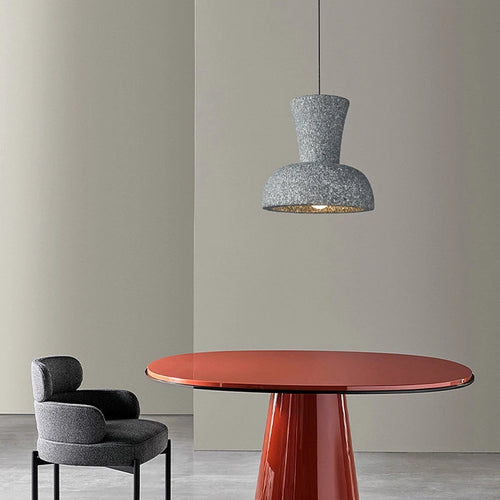 lustre led nordique wabi sabi pour bar et décoration maison - vue 4 sur 10