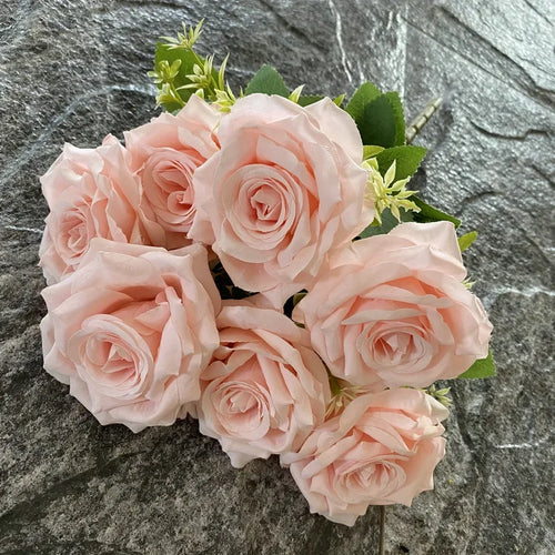 bouquet de roses artificielles décoratives pour événements et salles - vue 7 sur 15