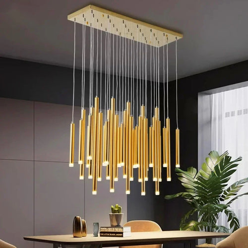 lustre moderne en goutte d'eau pour éclairage intérieur 2024 - vue 2 sur 6
