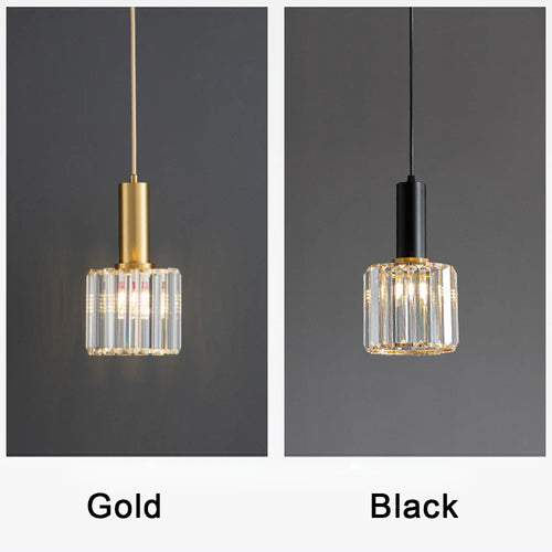suspension en cristal design moderne pour éclairage intérieur réglable - vue 4 sur 10