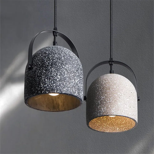 suspension en béton terrazzo design industriel pour intérieur - vue 7 sur 9
