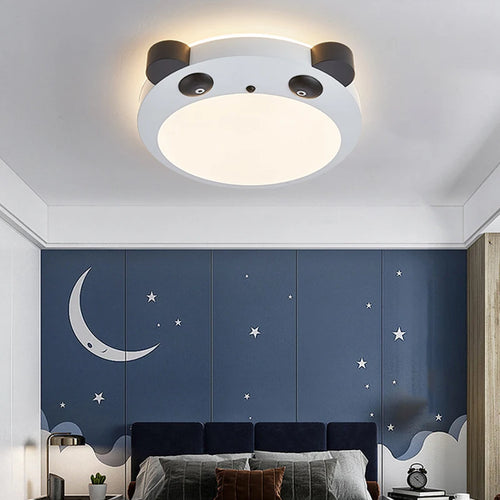 plafonnier led panda pour décoration chambre enfant - vue 6 sur 7