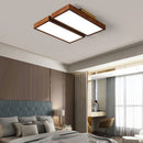 lustre à led moderne pour intérieur design en bois