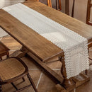 Chemin de table dentelle ajourée style vintage romantique
