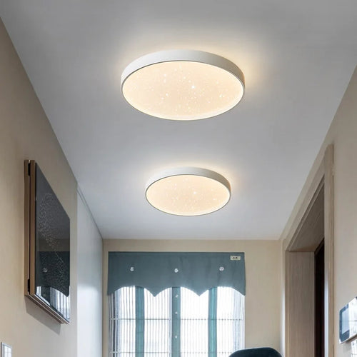 plafonnier led nordique simple rond pour décoration intérieure - vue 2 sur 14