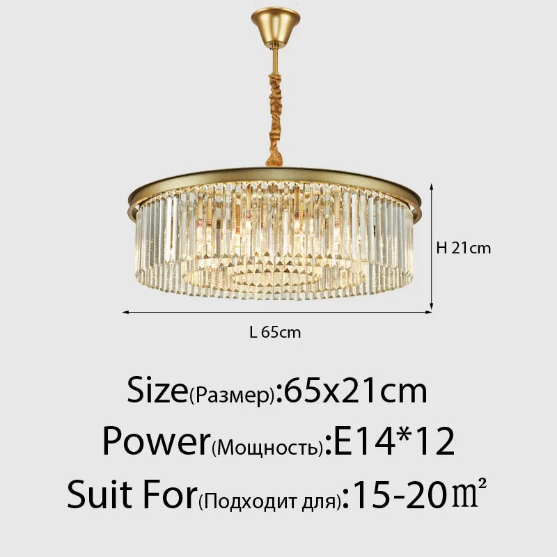 lustre en cristal de luxe style italien pour décoration intérieure - vue 13 sur 21