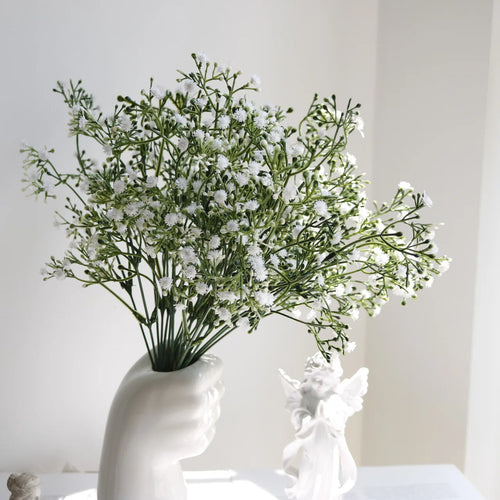 bouquets de gypsophile artificielle pour décoration intérieure et extérieure - vue 3 sur 15