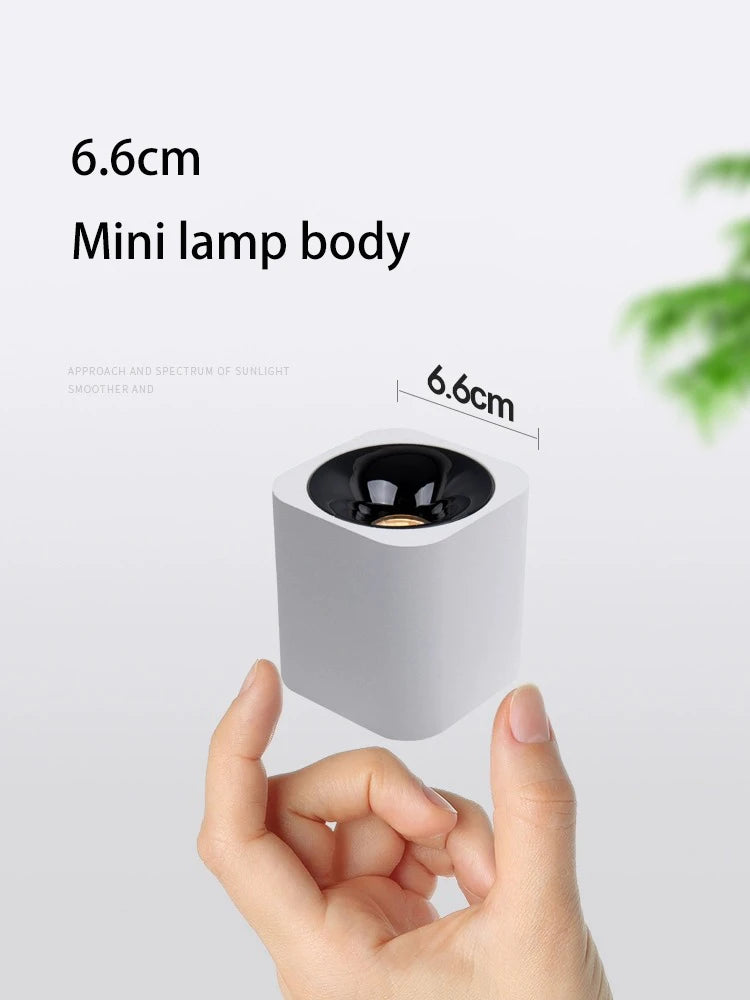 mini projecteur led anti-éblouissement monté en surface pour intérieur - vue 4 sur 14