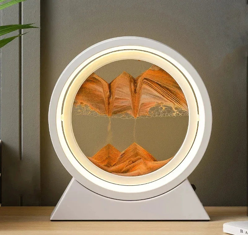 lampe de table créative avec sable mouvant 3D décoratif - vue 17 sur 24