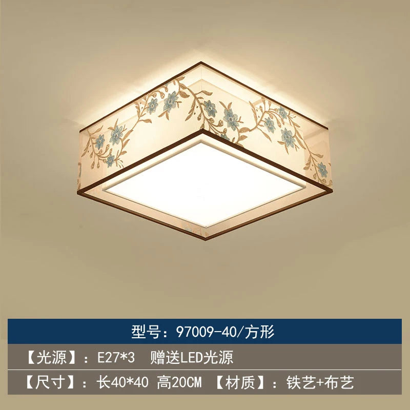 lustre chinois rétro pour un éclairage élégant et chaleureux - vue 11 sur 17