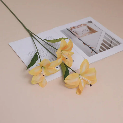 fleurs en soie lys décoratif pour intérieur et extérieur - vue 14 sur 15