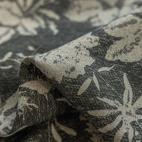Rideau occultant floral style naturel pour chambre salon